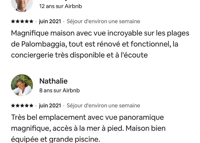 Villa Palombaggia Vue Panoramique 9 Min à Pied