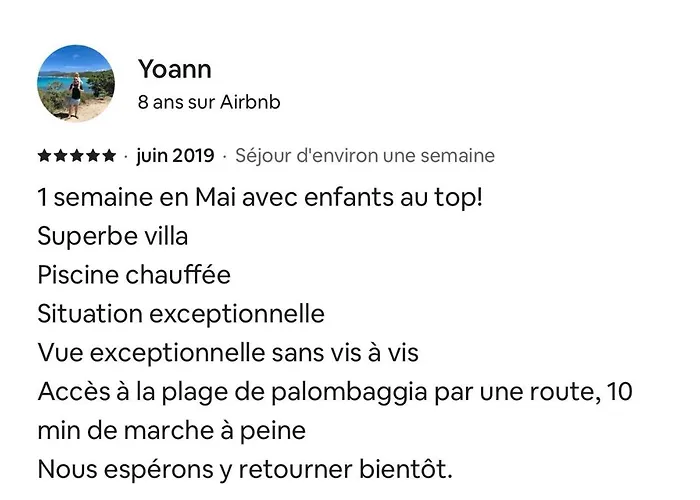 Villa Palombaggia Vue Panoramique 9 Min A Pied Porto-Vecchio (Corsica)
